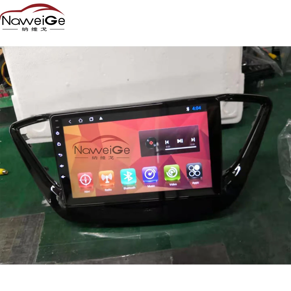 NaweiGe 10,1 дюймов Android автомобильный dvd для hyundai Accent Verna I25 Solaris Автомобильный мультимедийный Стерео gps навигатор Аудио плеер