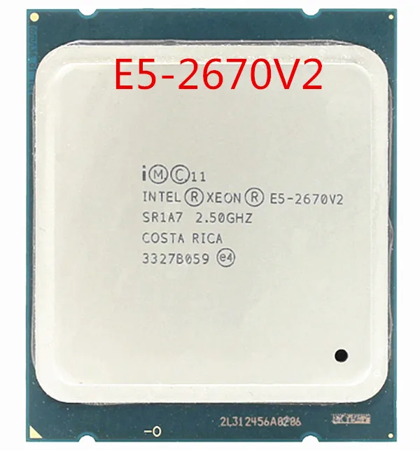 E5 2670V2 Original Intel Xeon 2670 V2 SR1A7 2 50 ГГц 10 ядерный 25M LGA2011 процессор Бесплатная доставка|intel