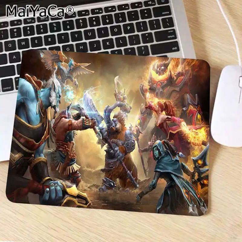 Not Lock Edge20x25cm Подарочный коврик для MaiYaCa мальчика герои Dota1 геймерские скоростные мыши розничная маленький резиновый коврик для мыши большой коврик для мыши клавиатуры коврик - Цвет: Not Lock Edge20x25cm