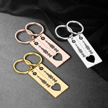 

Couple Music Gift Keychain Personalized Spotify Code Keychains Custom Music Spotify Scan Code Key Chain Engrave Key Ring Jewelry