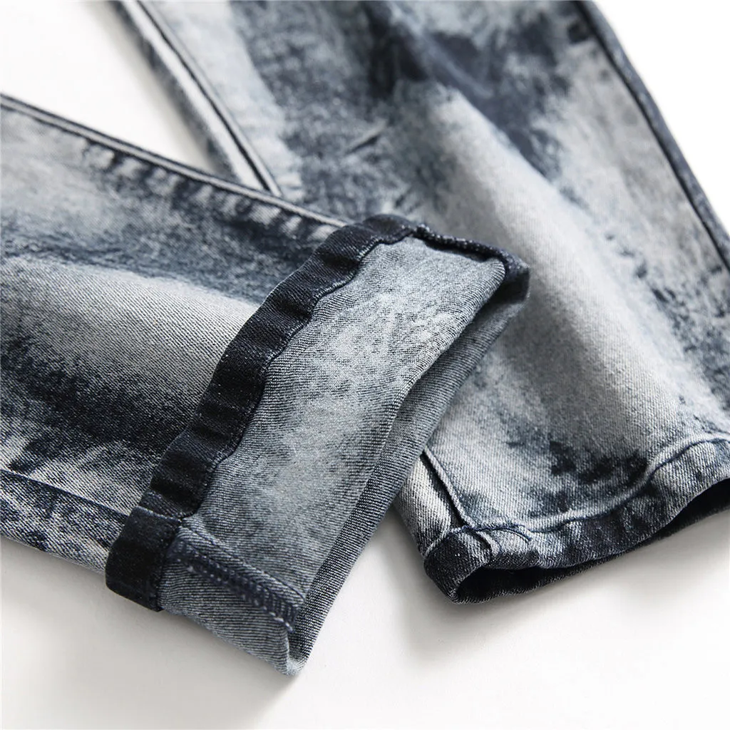Denim Designer Jeans High Quality for Men Size 28-38 42 Autumn Winter Plus HIP HOP Punk Streetwear 10.21