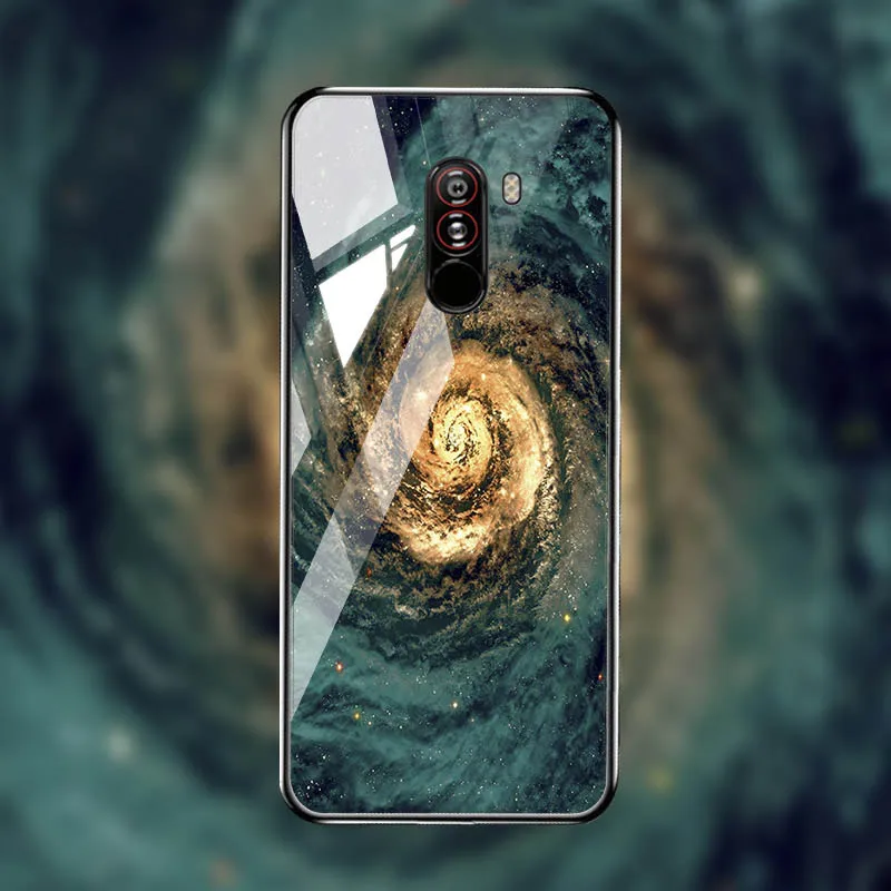 Чехол из закаленного стекла для Xiaomi mi 8 9 SE 9T A3 чехол s Star Space Coque для Xiao mi Pocophone F1 mi x 2S Red mi Note 7 8 Pro - Цвет: M040