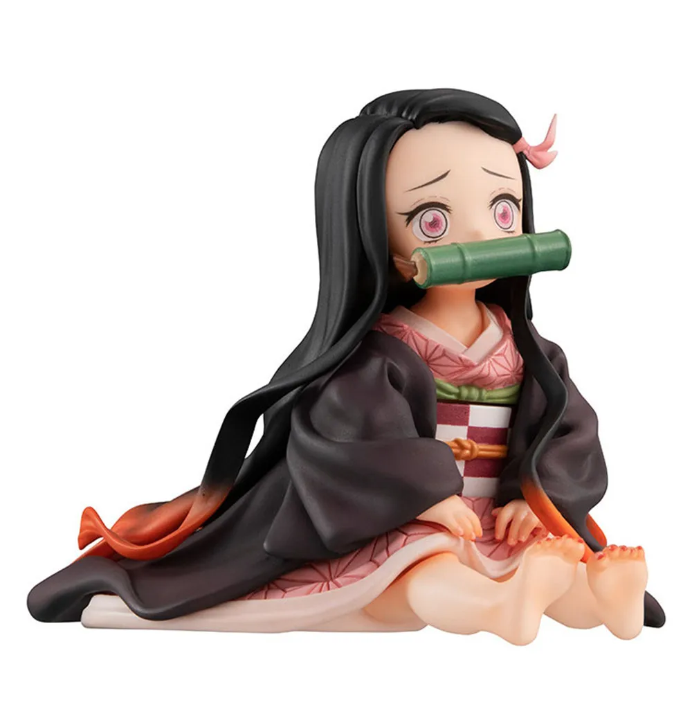 Аниме Фигурка ПВХ Модель убийца демонов Kimetsu No Yaiba Q Posket Kamado Nezuko Фигурки игрушки