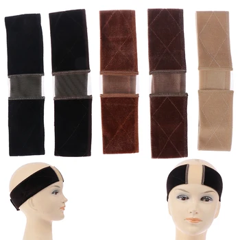 

Hand Made Non-Slip Wig Grip Band With Flannelette Sided Adjustable Wig Hair Band Headband Accessory New Arrival