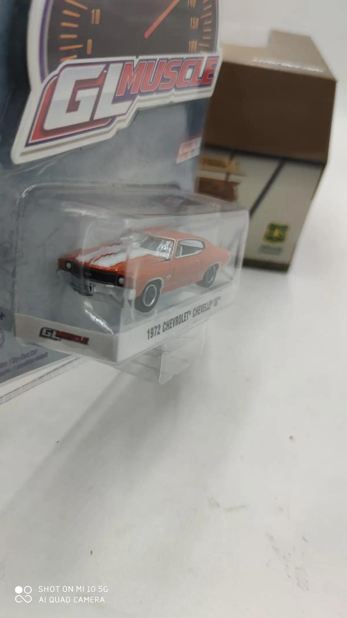 GreenLight 1:64 1972 Chevrolet Chevelle SS модель автомобиля металлические игрушки для детей литой