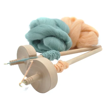 

Hot Sell Drop Spindle Top Whorl Yarn Spin Hand Carved Wooden Tool Gift For Beginners Hogard 1 Pcs Sewing Accessories