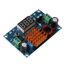 DC 3V-35V To DC 5V-45V Boost Module Digital Voltmeter DC-DC Step Up Module Boost Converter Board 5A Power Adjustable For Voltage
