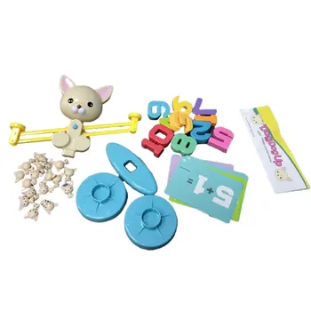 

Baby Toy Set Puppy Digital Balance Toy Monkey Digital Balance Addition And Subtraction Arithmetic Desktop Game Puzzle earlyLearn