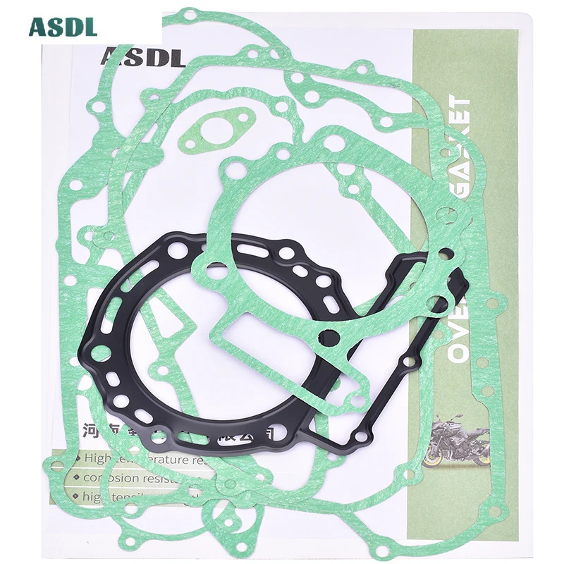 650cc Motorbike Engine Complete Full Cylinder Head Overhaul Gasket Mat