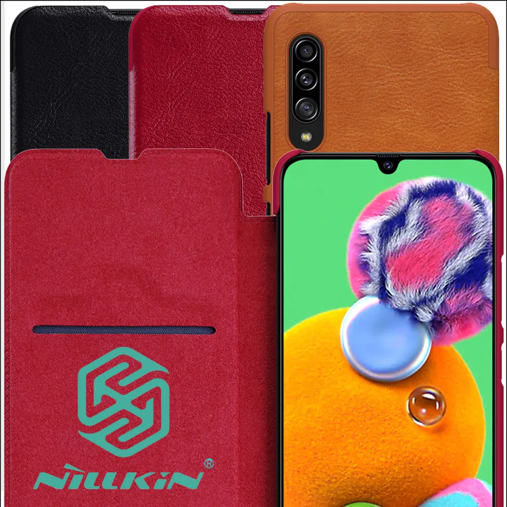 Nillkin Qin Книга Флип кожаный чехол для samsung Galaxy A90 5G