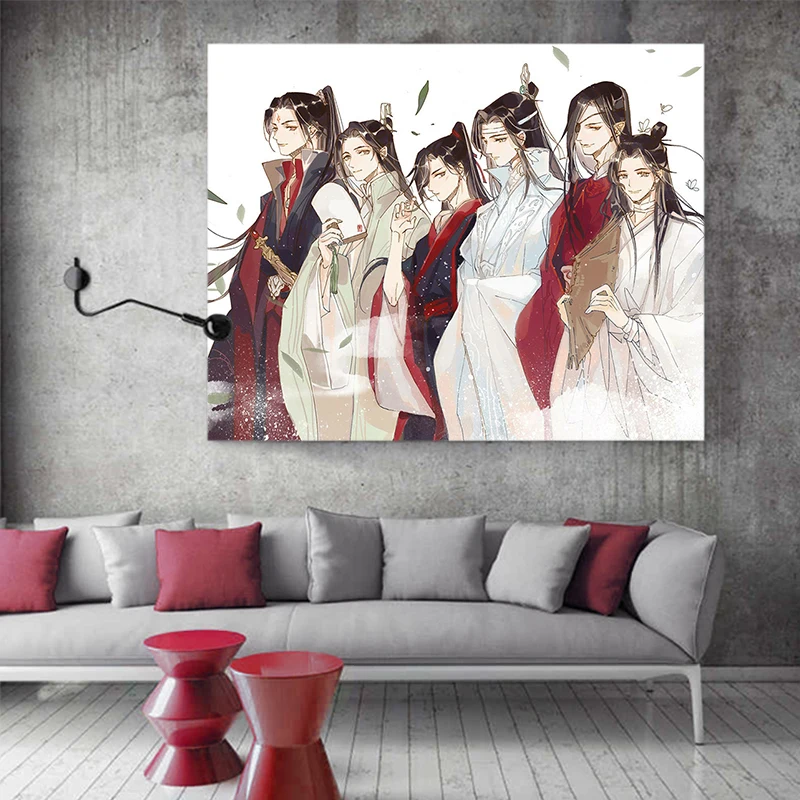 DIY Цифровая живопись синий забудьте машина Рисунок Аниме Искусство гостиная