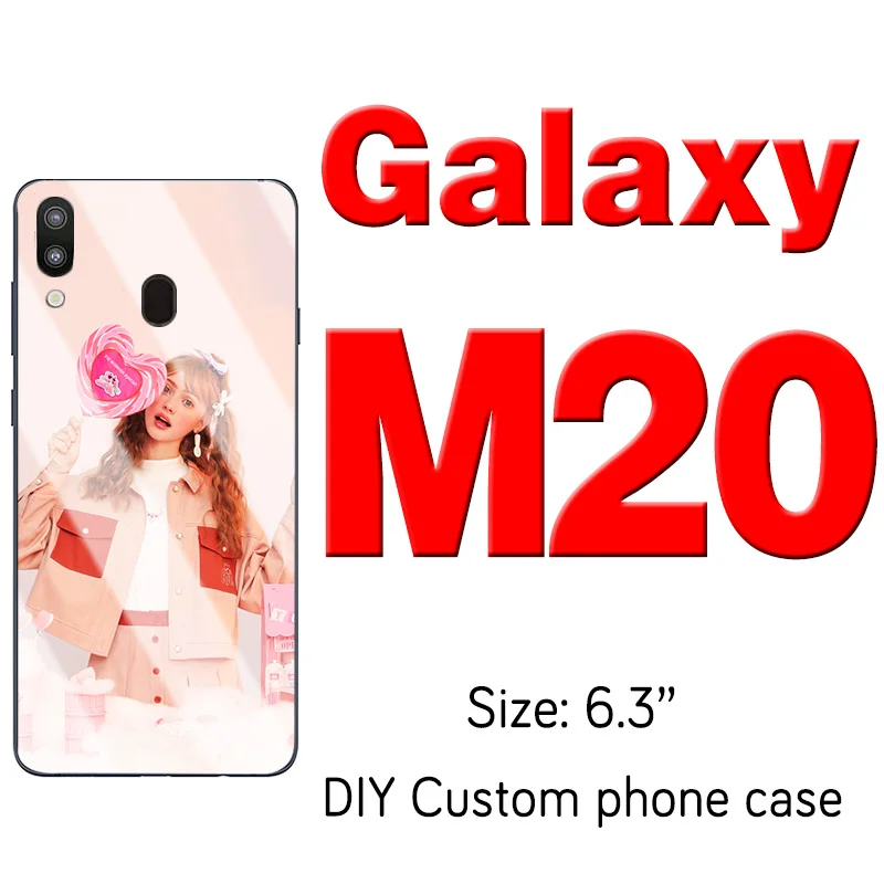 Заказанное кольцо чехол для телефона для samsung Galaxy S10 S9 S8 Примечание 10 плюс A70 A50 A40 A10 A6 M20 настроенное покрытие фоторамка - Цвет: Samsung  M20