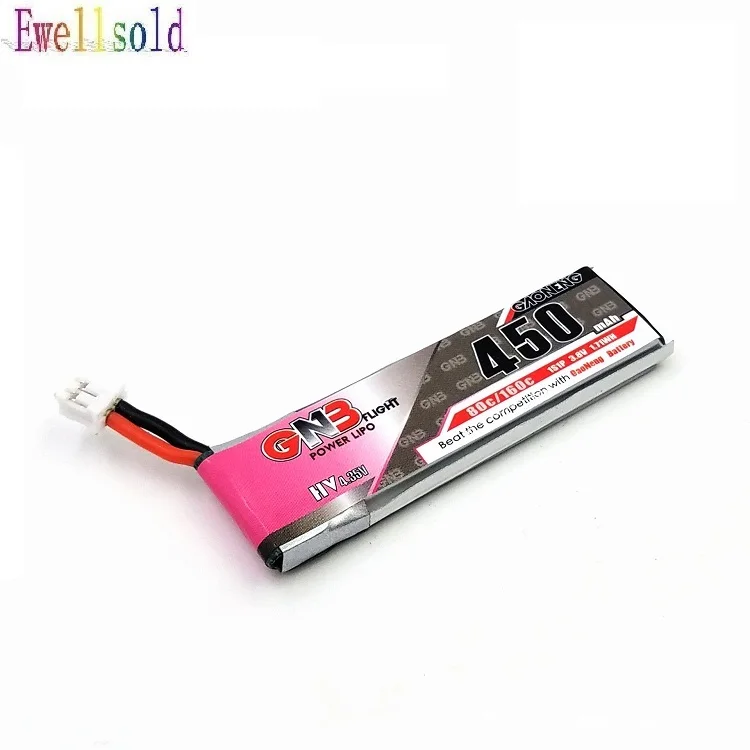 2 10 шт. 3 8 в 450 мАч 50/100C 1S HV 4 35 Lipo батарея PH2.0 разъем для Tinyhawk Happymodel Snapper7 Дрон FPV