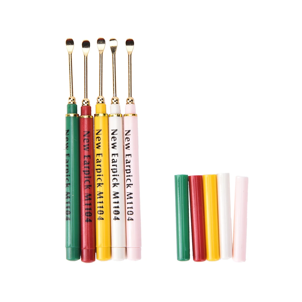 New 1Pc Ear Wax Earpick Cleaner Curette Screw Remover Stick Pick Tool Ear Care