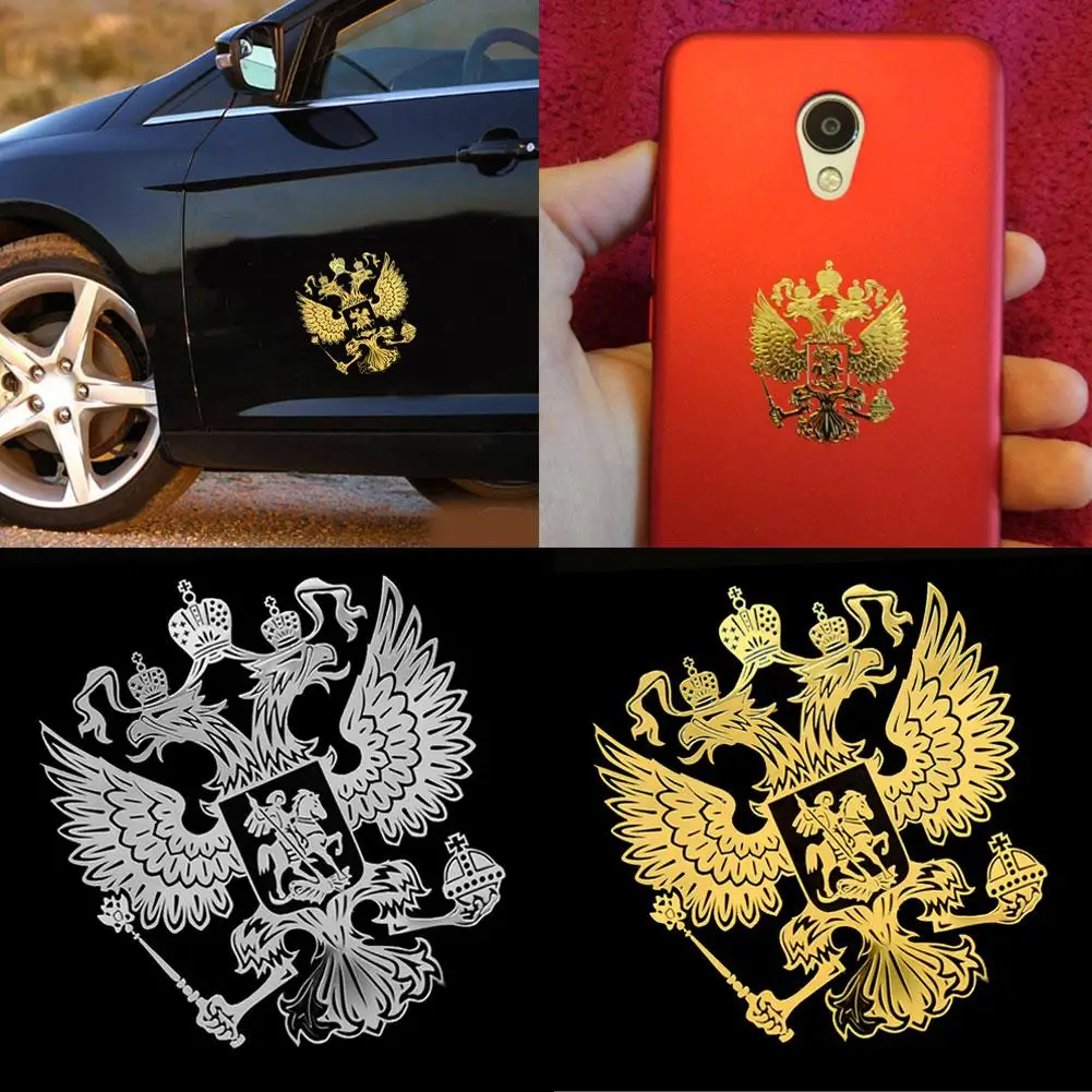 Автомобильные наклейки в Российской Федерации эмблема с орлом телефон ноутбук
