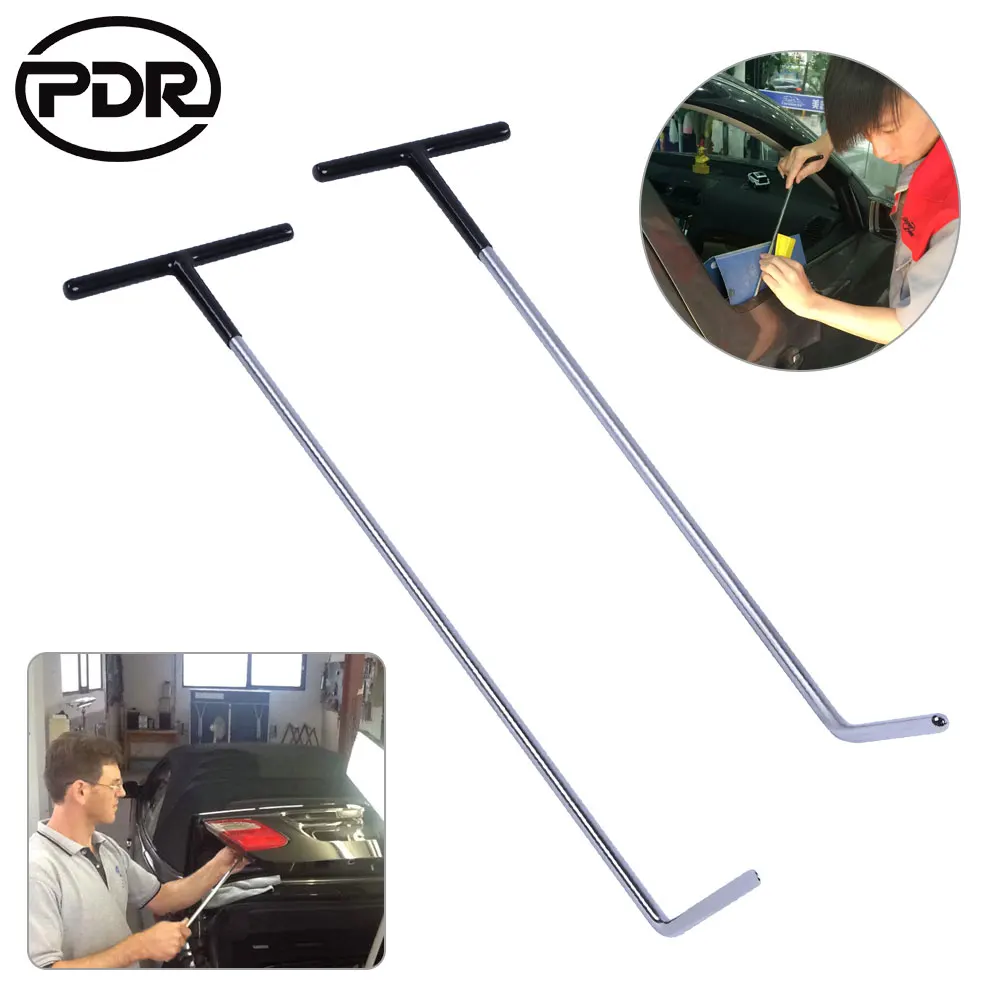 2pcs/set PDR Rods Crowbar Paintless Dent Repair Tools Mini Rods Hooks PDR Tools Kit For Car Dent Removal Tool Kit 2pcs/set PDR Rods Crowbar Paintless Dent Repair Tools Mini Rods Hooks PDR Tools Kit For Car Dent Removal Tool Kit