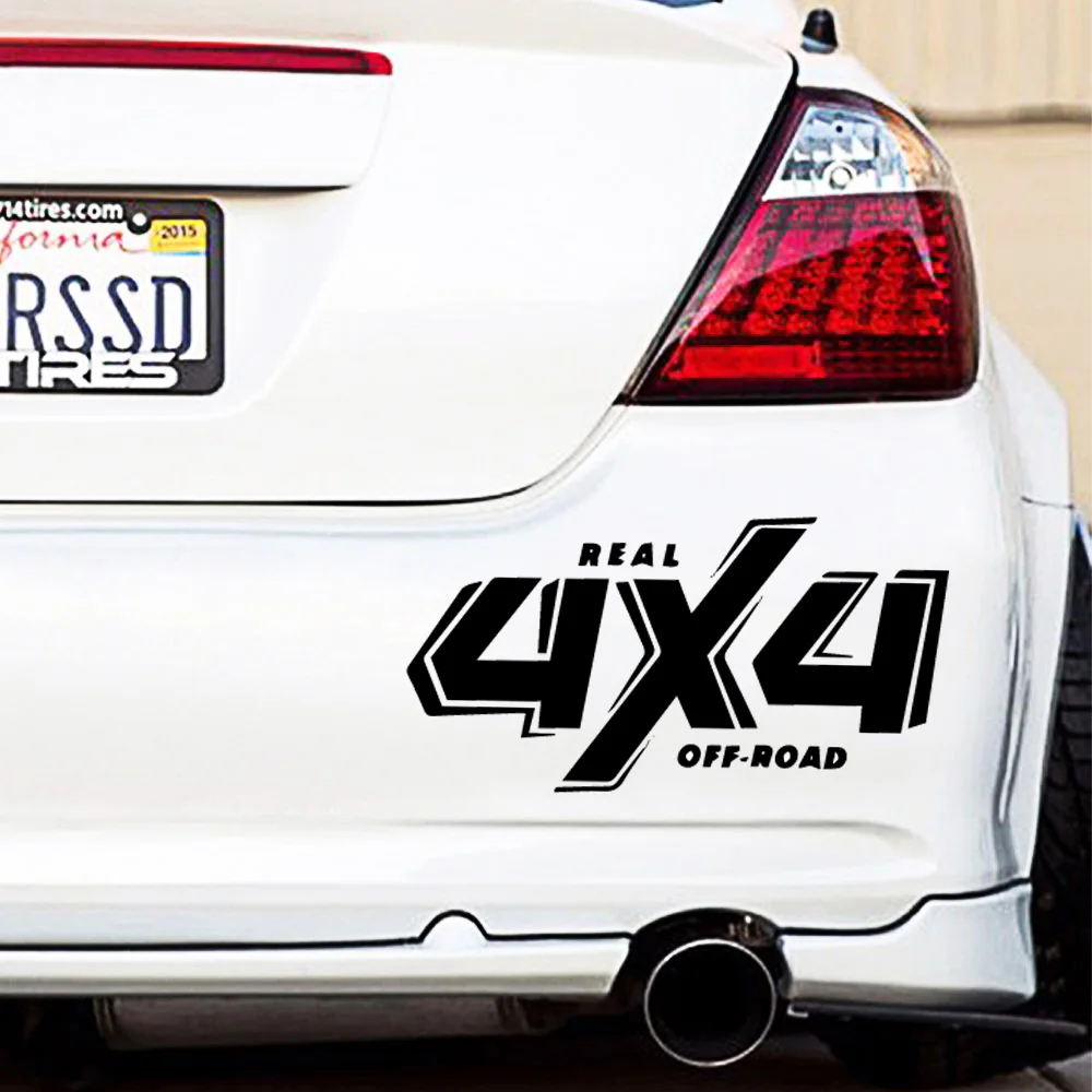 

Colorful 4X4 Auto Stickers On The Car Reflective Waterproof Vinyl Funny Sticker Accessories For Mazda Cruze Peugeot