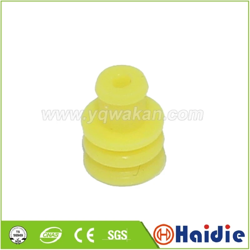 100pcs 1.5series rubber seal 281934-2 yellow waterproof wire seals for 1.5 auto connector