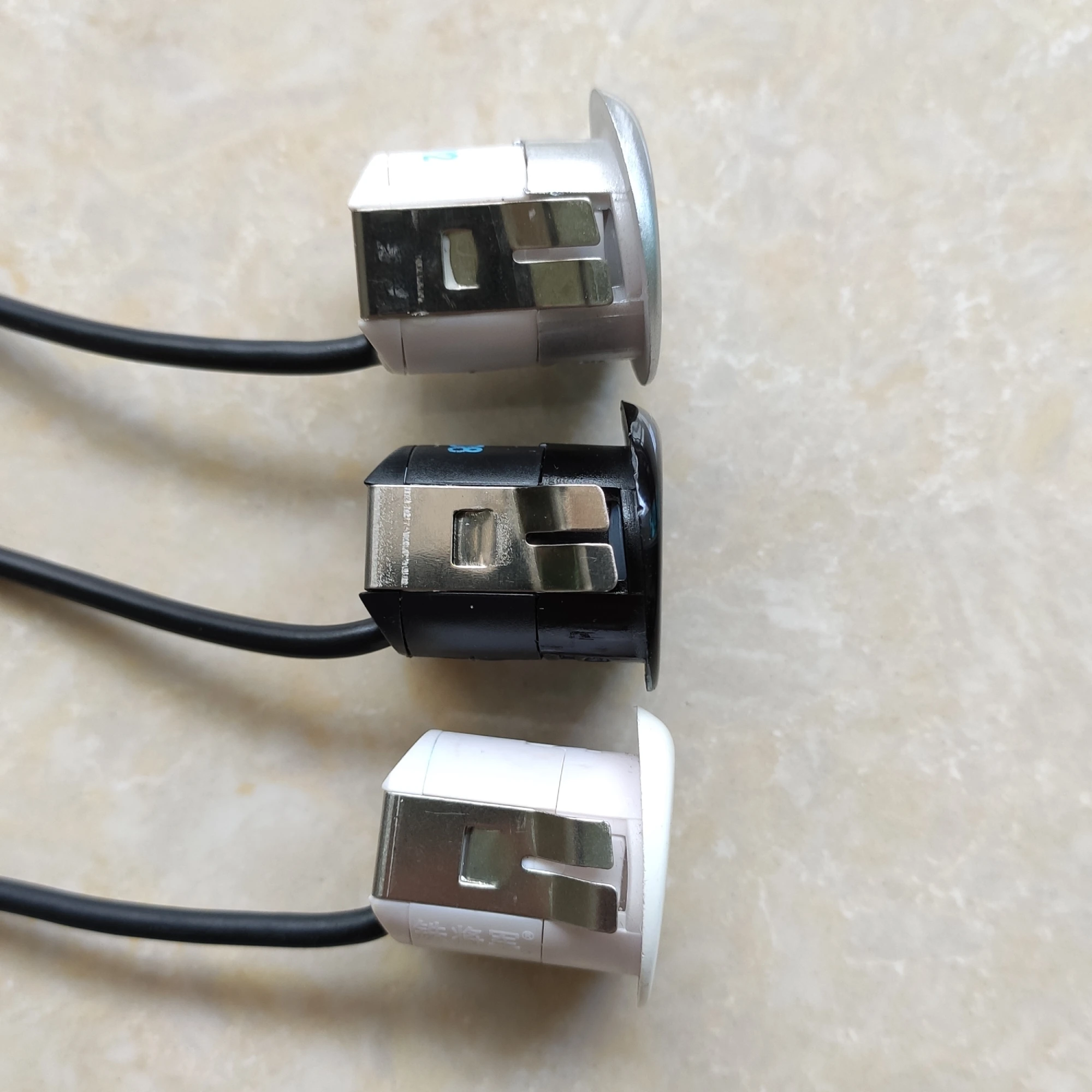 Steelmate 12B9 Auto Parking Sensor Diameter18.8mm Car Ultrasonic Front Back Assistant Cable0.3m Fore Rear Reverse Radar Detector