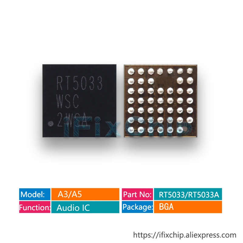 10 шт./лот RT5033/RT5033A для Samsung A5 A5000 A3 A3000 Audio IC|lot lot|lot 10pcslot samsung |