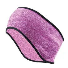 Унисекс Зимняя Теплая повязка для ушей из искусственного флиса для холодной погоды теплая повязка для волос 24BC