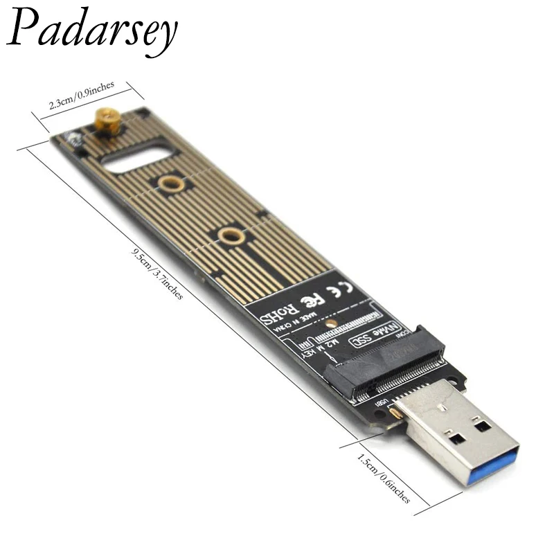 Padarsey M.2 Nvme Adapter Usb 3.1 Gen 2 M-key Kartenleser Bridge_voghion.com