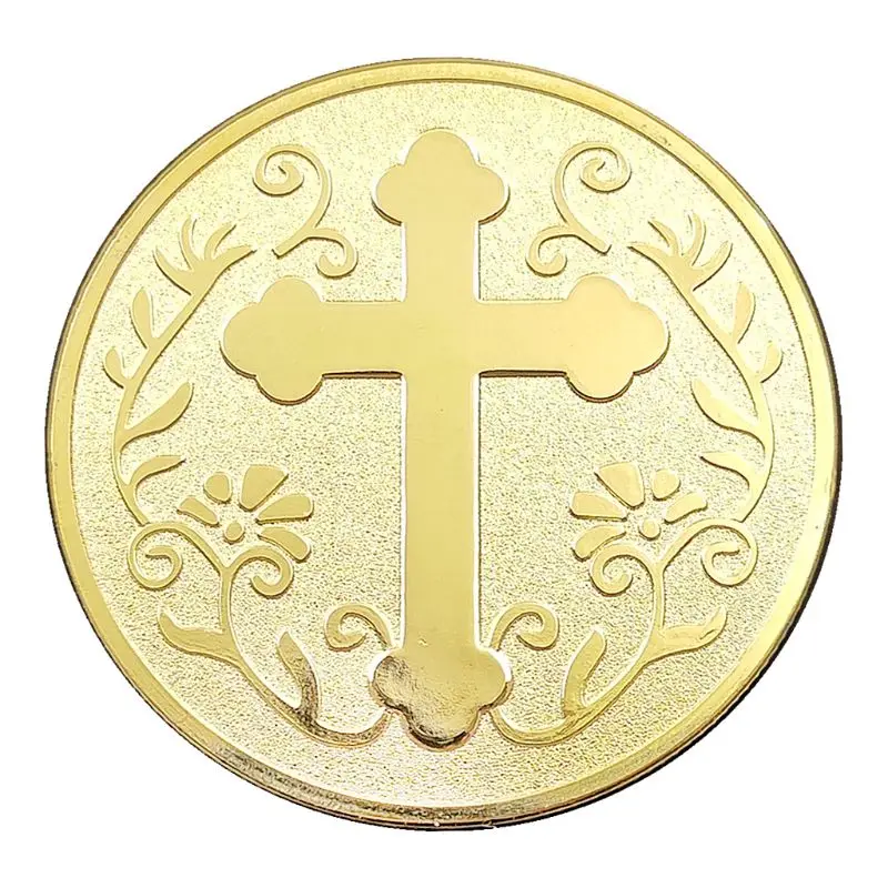 

Gift of Jesus Commemorative Coin Collection Gift Souvenir Art Metal Antiqu