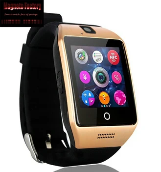 

Bluetooth Smart Watch Men Q18 With Touch Screen Big Battery Support TF Sim Card Camera for Android Phone Smartwatch