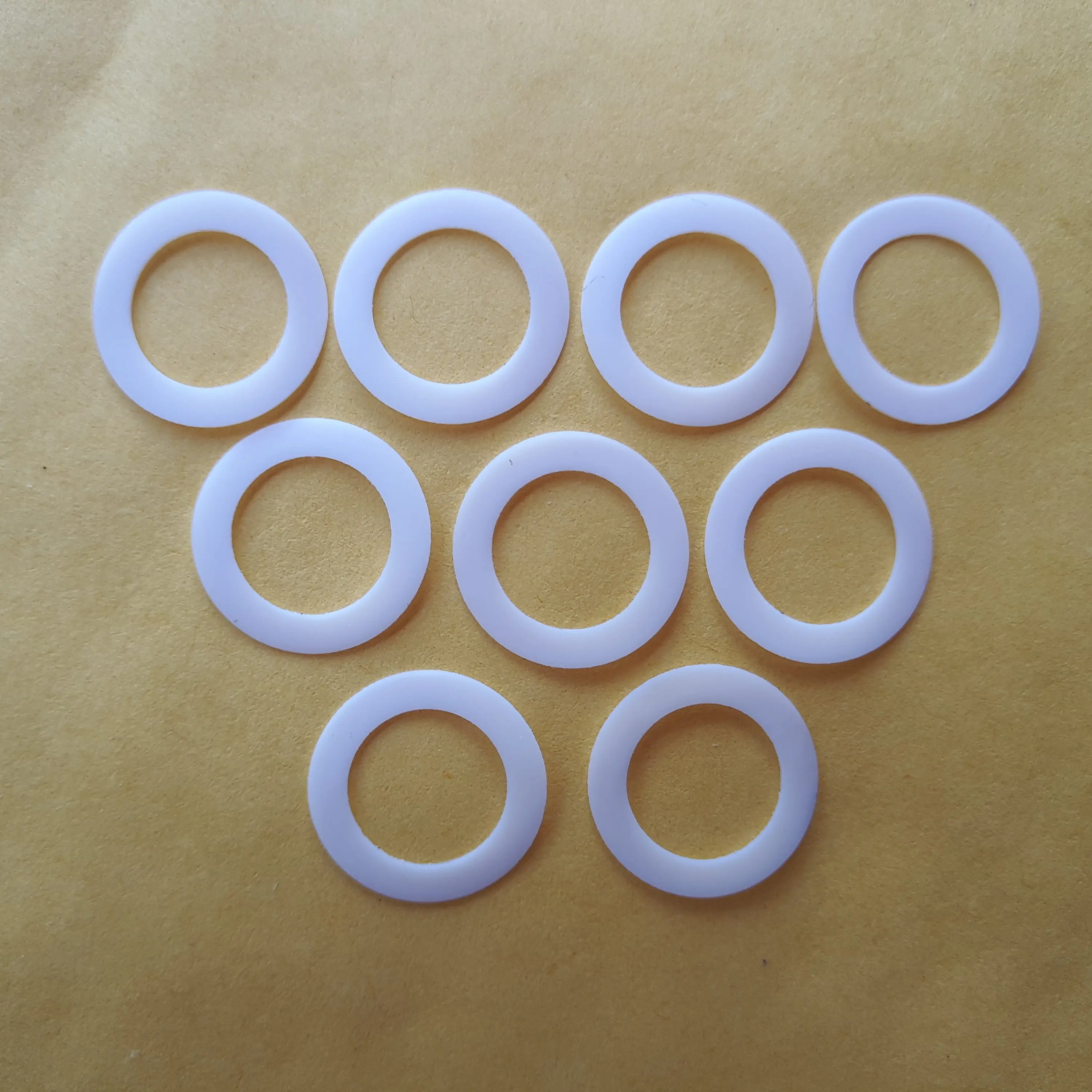100 шт M2-M2.8 полиэфирная фторэтиленовая шайба высокой температуры M2 PTFE шайба прокладка 0,2/0,3/0,4/0,5/0,6/0,8/1 мм Толщина