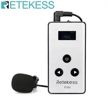 RETEKESS TT101 kablosuz kablosuz AV alıcısı-vericisi 195-230MHz tur rehberi sistemi için 99 kanallı konferans dil yorumlama sistemi