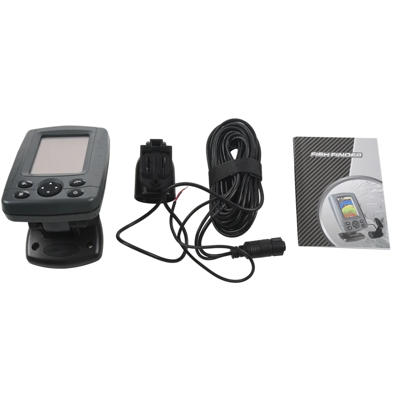 US $105.88 Portable Sonar Fish Finder Boat Finder Sounder 200KHz83KHz Duel Beam Fish Detector Depth Locator