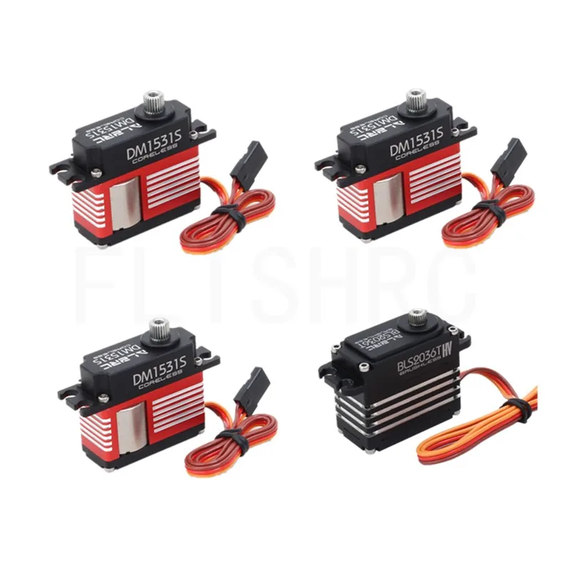 

ALZRC-3Pieces DM1531S Servo &1 Piece BLS2036T Servo ALZRC 505 Helicopter Parts Digital Metal Servo