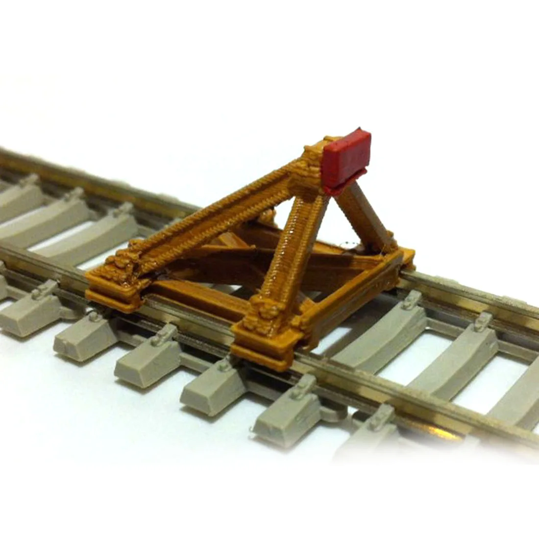  1:87 Track Scene Decoration Buffer Barricade Model for Sand Table HO Scale Train Model