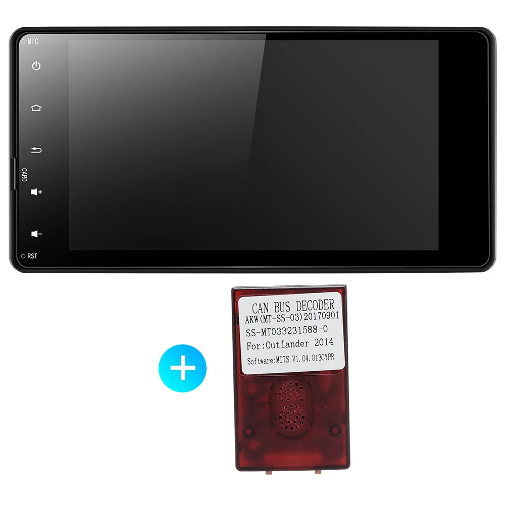 COLD7060 Android 9,0 2G+ 3 2G автомобильный dvd Радио Видео gps навигация для Mitsubishi outlander lancer asx 2012 2013 - Цвет: with canbus