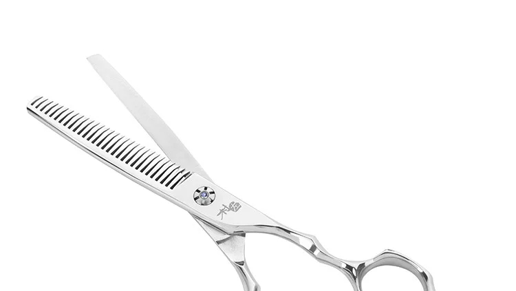440C Высший сорт Парикмахерские филировочные ножницы Профессиональная парикмахерская челка прямые ножницы для волос Stylist