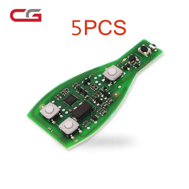 1/5/10 шт CGDI MB CG ключевую роль со смарт-ключ оболочки 3/4 Кнопка для всех Benz FBS3 Immo многоразовые работая с CGDI MB ключевой программист - Цвет: 5PCS
