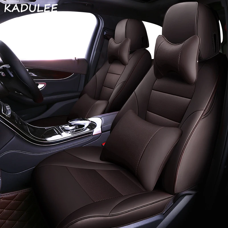 KADULEE car seat cover for Mitsubishi Lancer Outlander Pajero Eclipse Zinger Verada asx I200 auto accessories car-styling