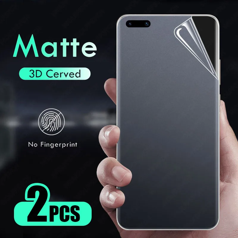 Матовая Гидрогелевая пленка для Huawei P40 P30 P20 Mate 40 30 20 Honor 10 10i 8X 9X Pro Lite 2 шт. | Мобильные
