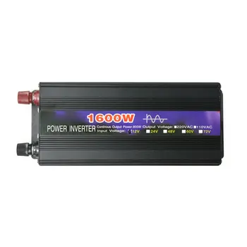 

1600W Pure Sine Wave Intelligent String Inverter Power Inverter Car Converter Adapter Car Inverter with Digital Display