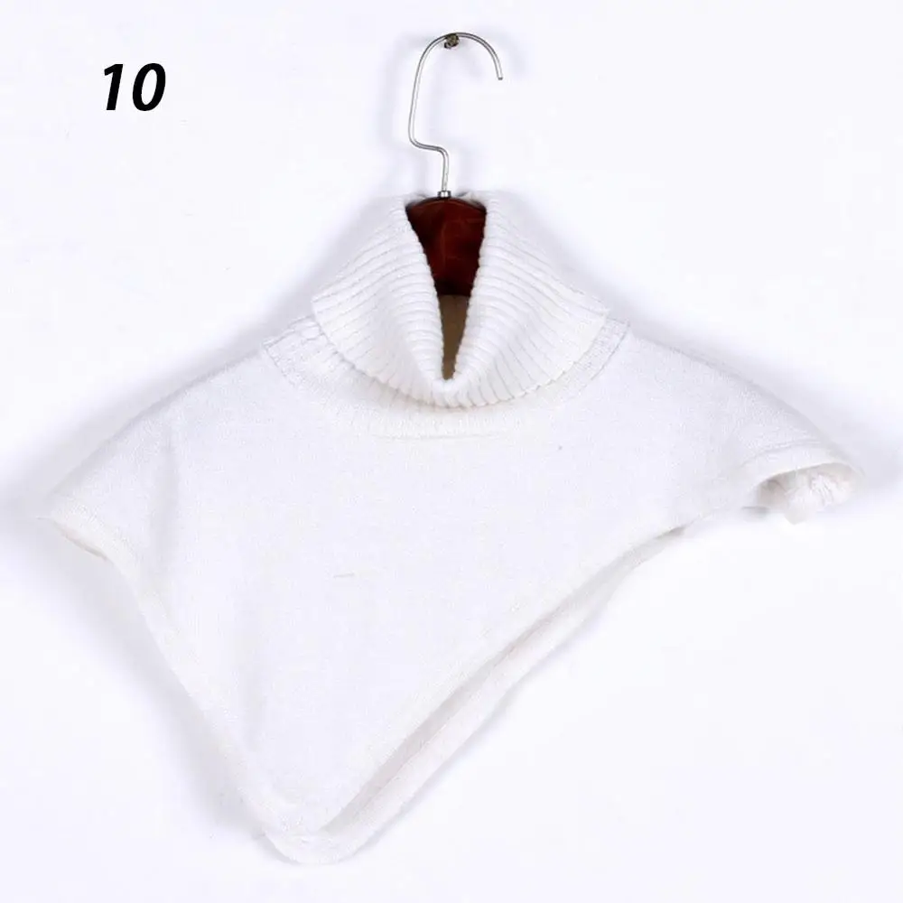 9.White Triangle Sparsil, женская зимняя водолазка, вязаный шарф-кольцо, необычный дизайн, шапка с воротником, Осенний вязаный пуловер, теплые мягкие шарфы - Цвет: 9.White Triangle