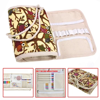 

Crochet Needles Hook Bag Soft Handle Crochet Hooks Scissors Sewing DIY Knitting Needles Bag Hooks Crochet Storage Bag