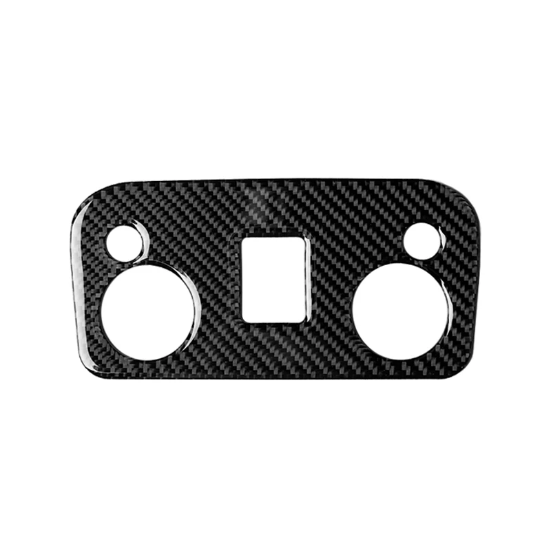 

Auto Car Roof Reading Lamp Light Cover Trim for Ford Mustang 2015-2019 Carbon Fiber Decorative Sticker