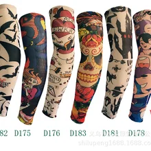 Нарукавник с татуировкой, цветной печатный рукав, защита от солнца, защита от ультрафиолета, охлаждающая дышащая рука