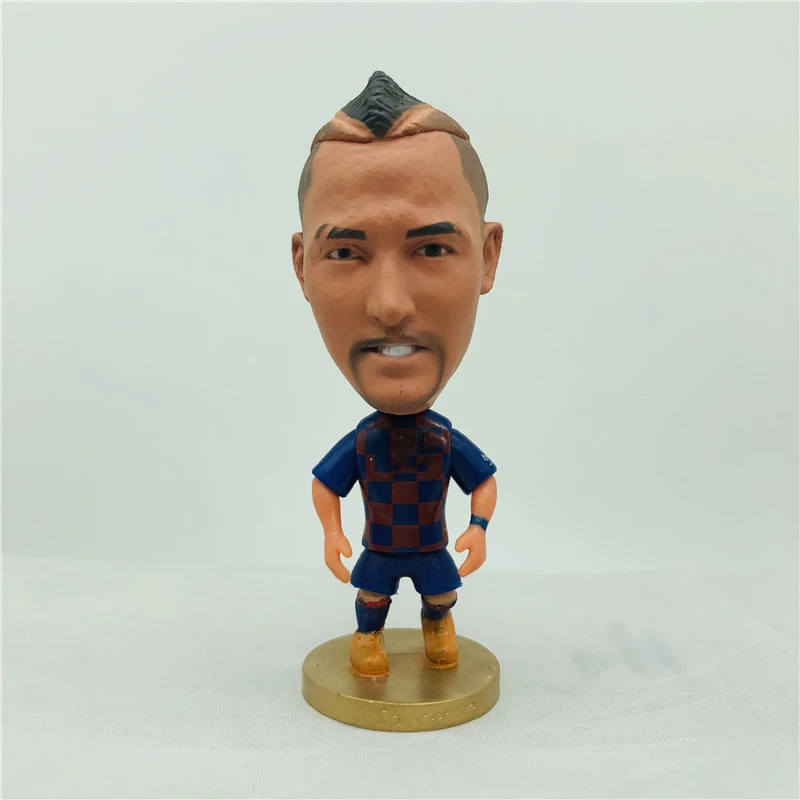 Soccerwe 2.55" Height Soccer Star Dolls 23# Vidal Figures 2020 Red Blue cabbage patch doll