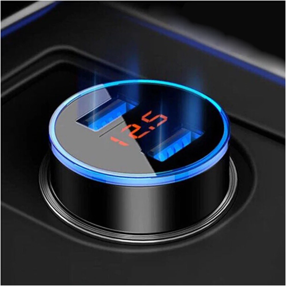 3.1A Dual USB Car phone Charger For Mitsubishi ASX Outlander Lancer