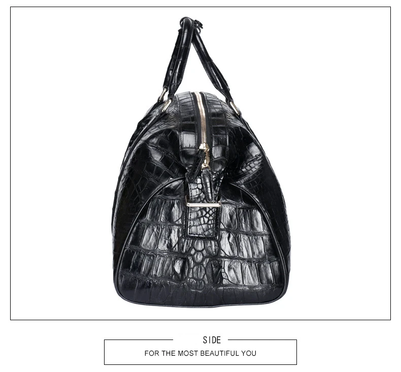 YILUNXI Light luxury travel bag Crocodile leather bag High capacity luggage Business travel package Short-distance travel bags