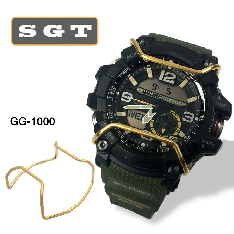 Красочные часы бампер для GX56/GG1000/GWG100 нержавеющая сталь аксессуары ремешок