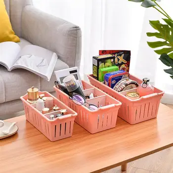 

2Pcs European Style Divided Makeup Case Cosmetics Organizer Hollow Cosmetics Storage Container for Women Female