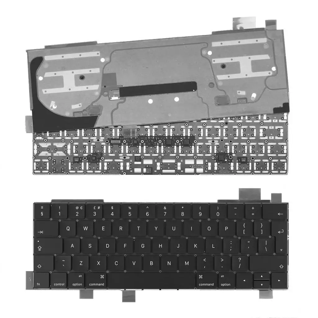 Великобритания английская модель ноутбука Замена Keyobard для Apple MacBook Pro TouchBar 1" A1707/A1706 клавиатура новое поступление
