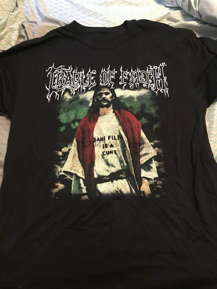 Колыбель Filth Dani Loves You хлопковая черная Мужская M-4XL футболка T1577 | одежда